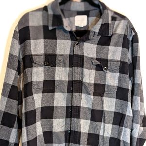 Men's American Eagle plaid flannel shirt
